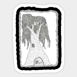 Treehouse Sticker